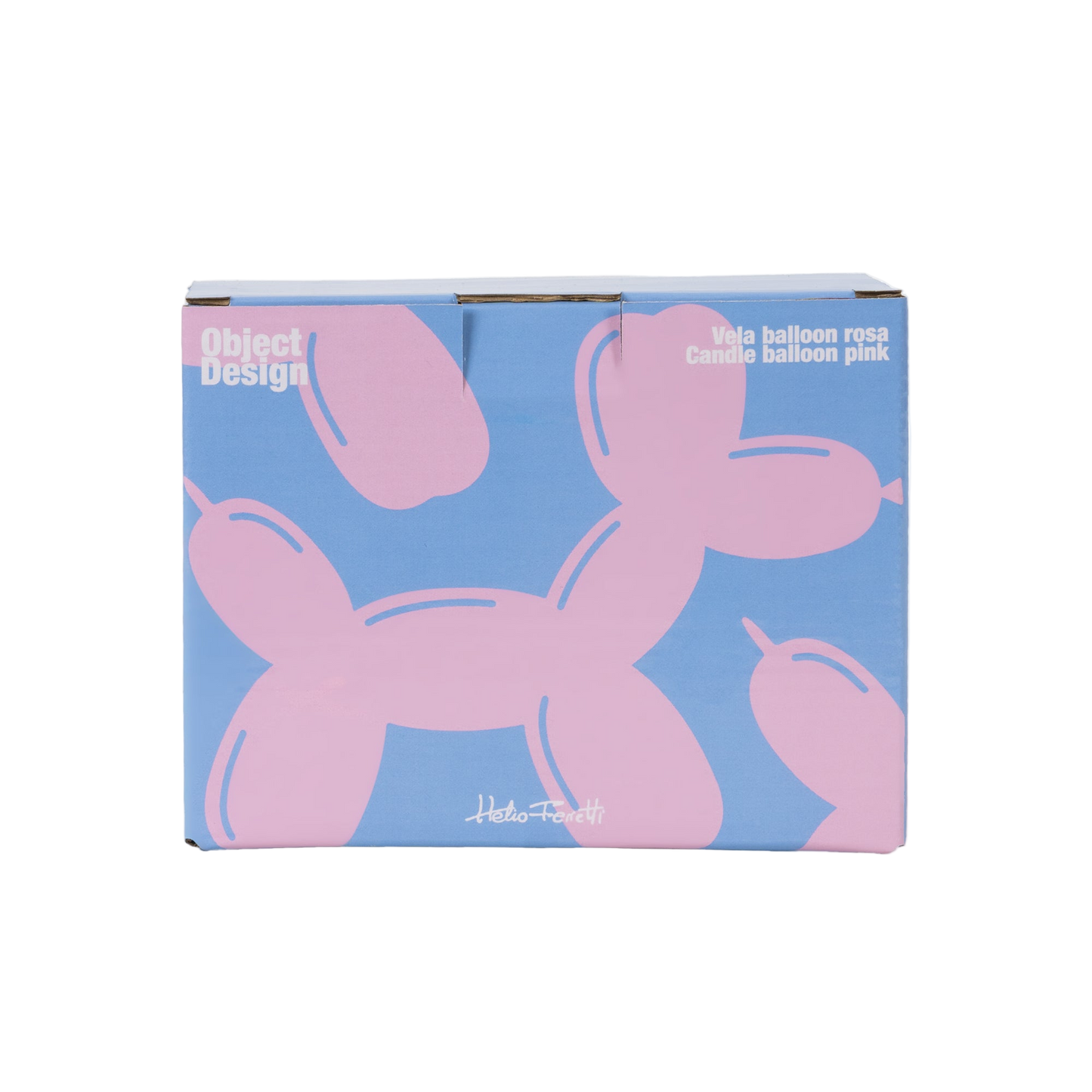 Vela Balloon Dog Rosa