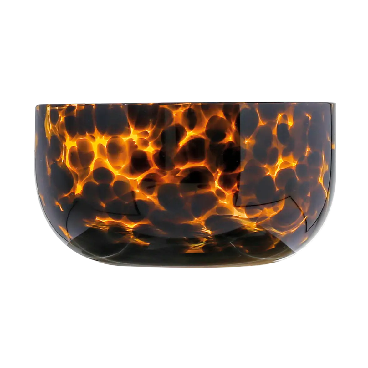 Cuenco moteado efecto leopardo