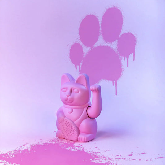 Lucky Cat Rosa Fuerte