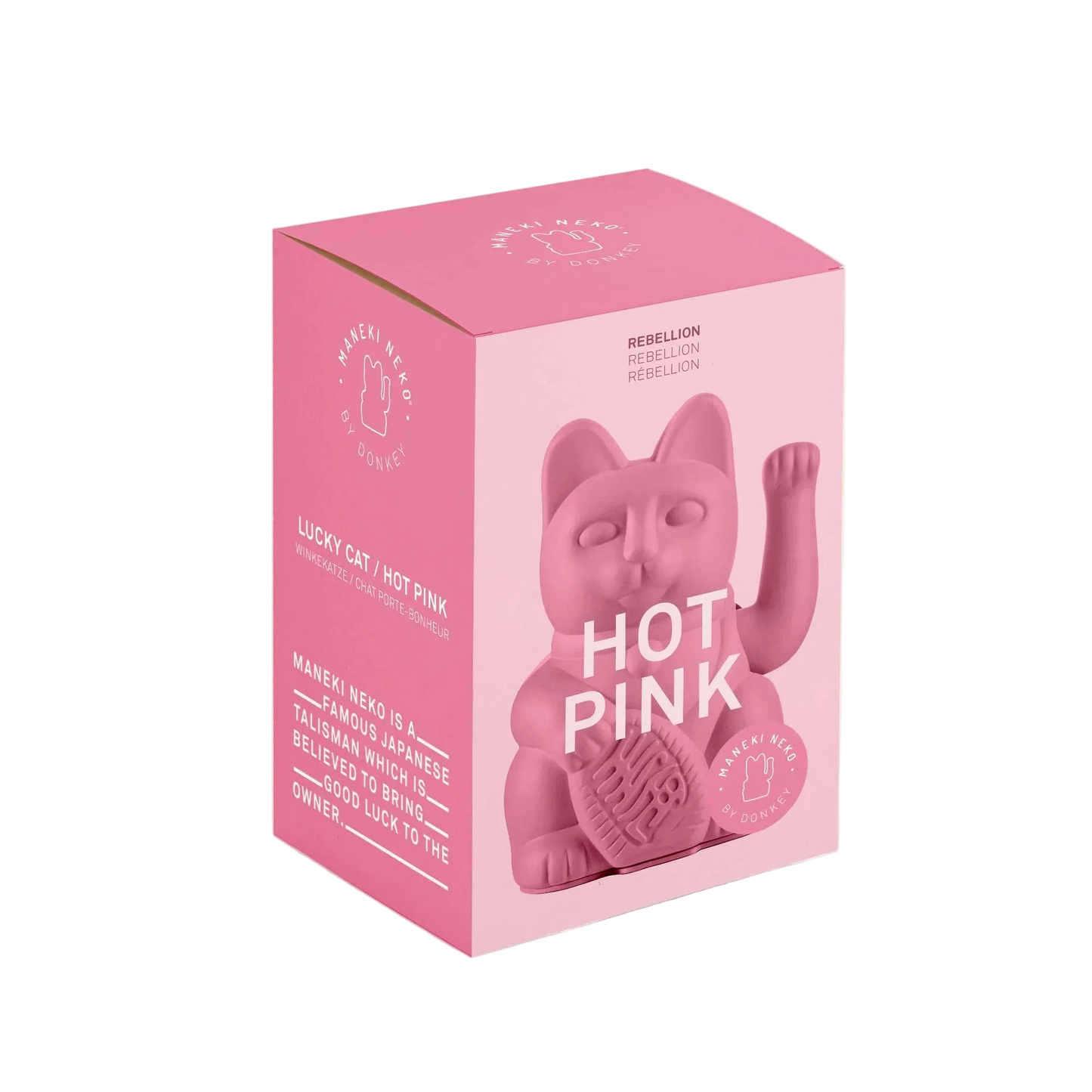 Lucky Cat Rosa Fuerte
