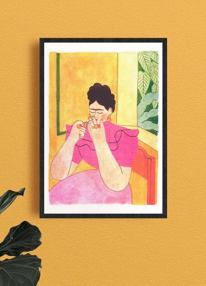 Lámina Morgane Fadanelli - Frida Kahlo