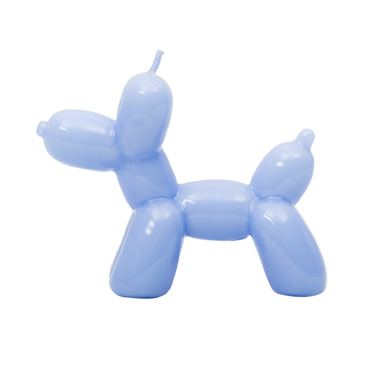 Vela Balloon Dog Azul