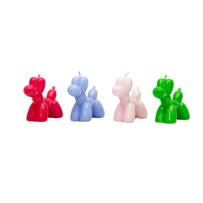 Vela Balloon Dog Azul
