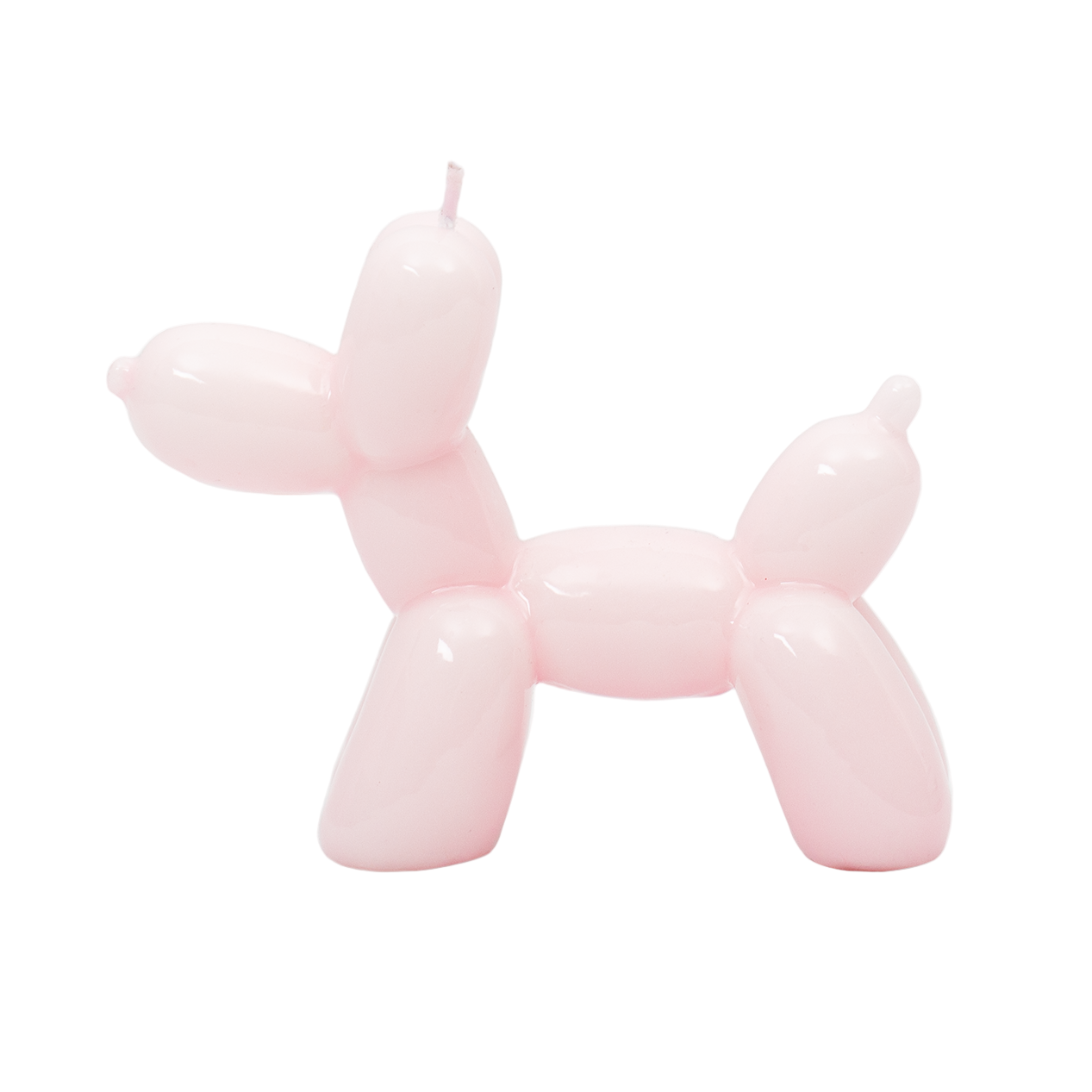 Vela Balloon Dog Rosa