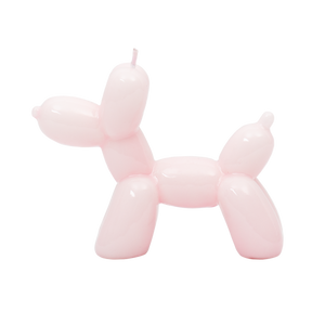 Vela Balloon Dog Rosa