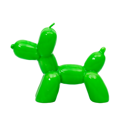 Vela Balloon Dog Verde