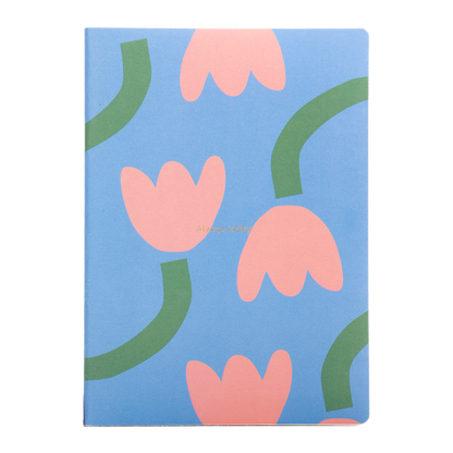 Libreta Tulipán Azul A5