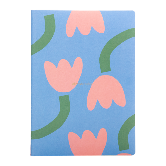 Libreta Tulipán Azul A5