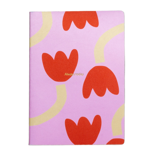 Libreta Tulipán Rosa A5