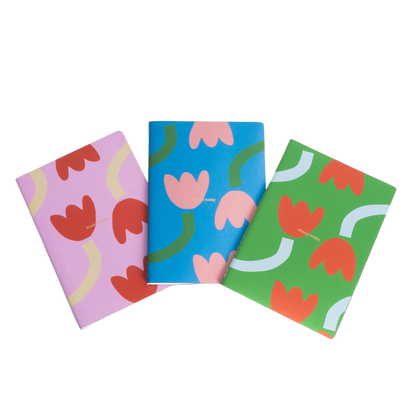 Libreta Tulipán Rosa A5