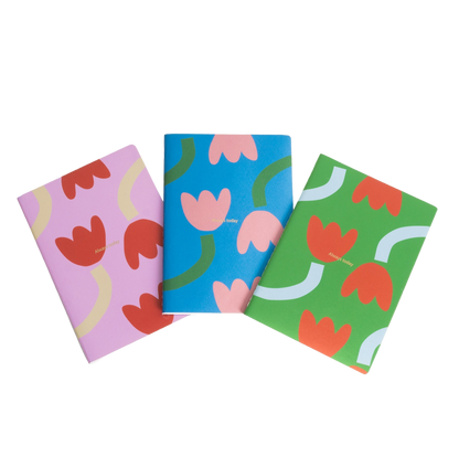 Libreta Tulipán Verde A5
