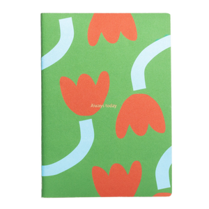Libreta Tulipán Verde A5