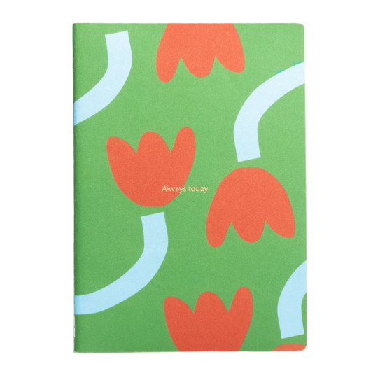 Libreta Tulipán Verde A5