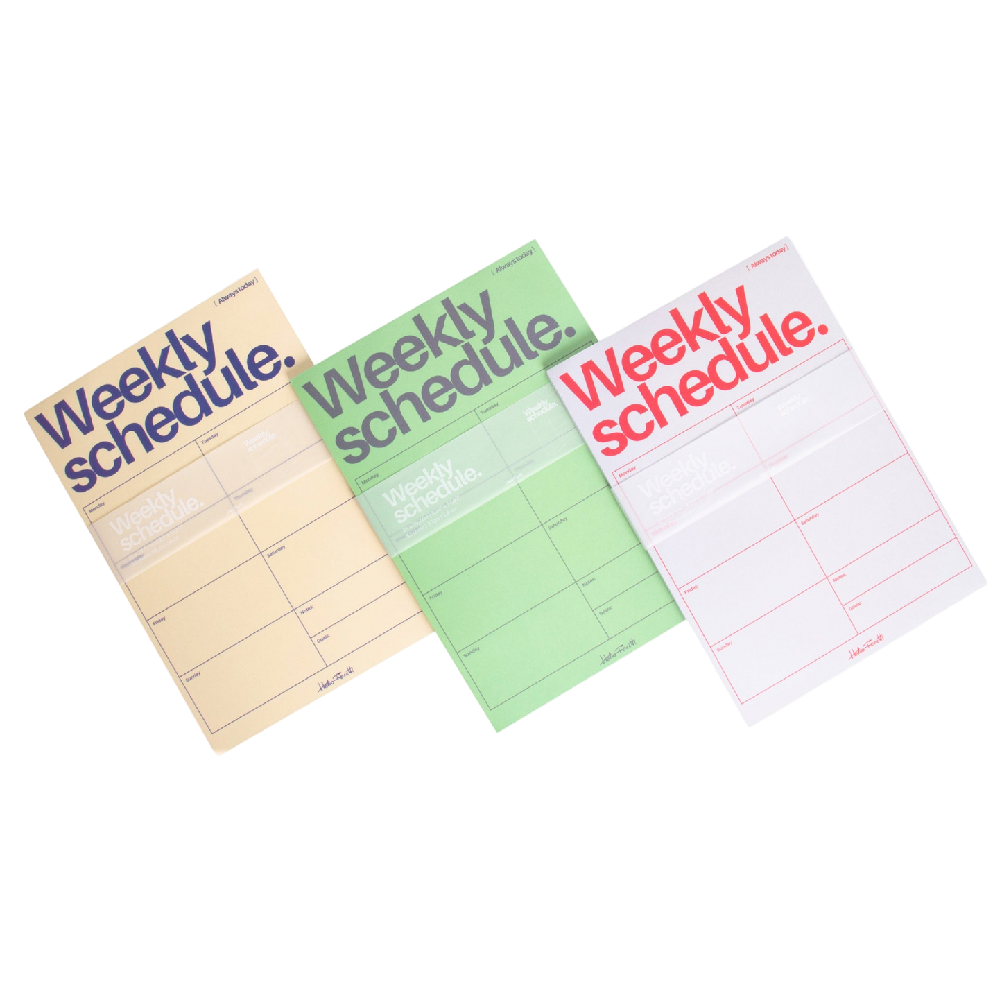 Organizador Semanal Amarillo