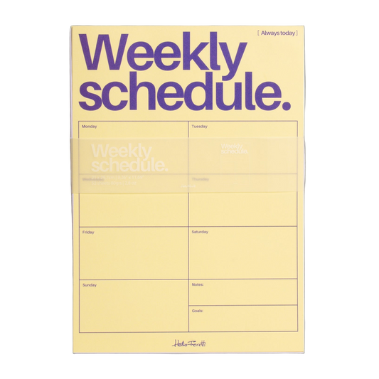 Organizador Semanal Amarillo