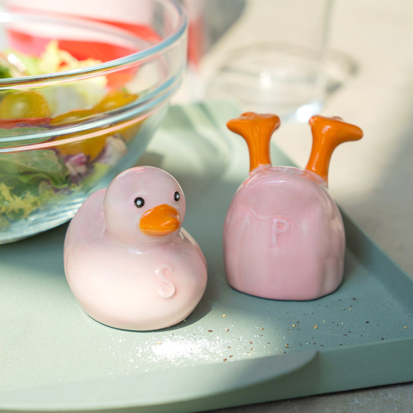Salero y pimentero Patitos