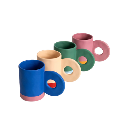 Taza de cerámica Verde