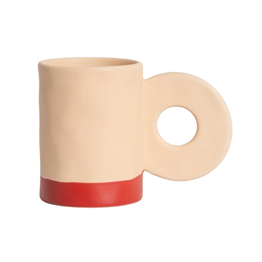 Taza de cerámica Beige