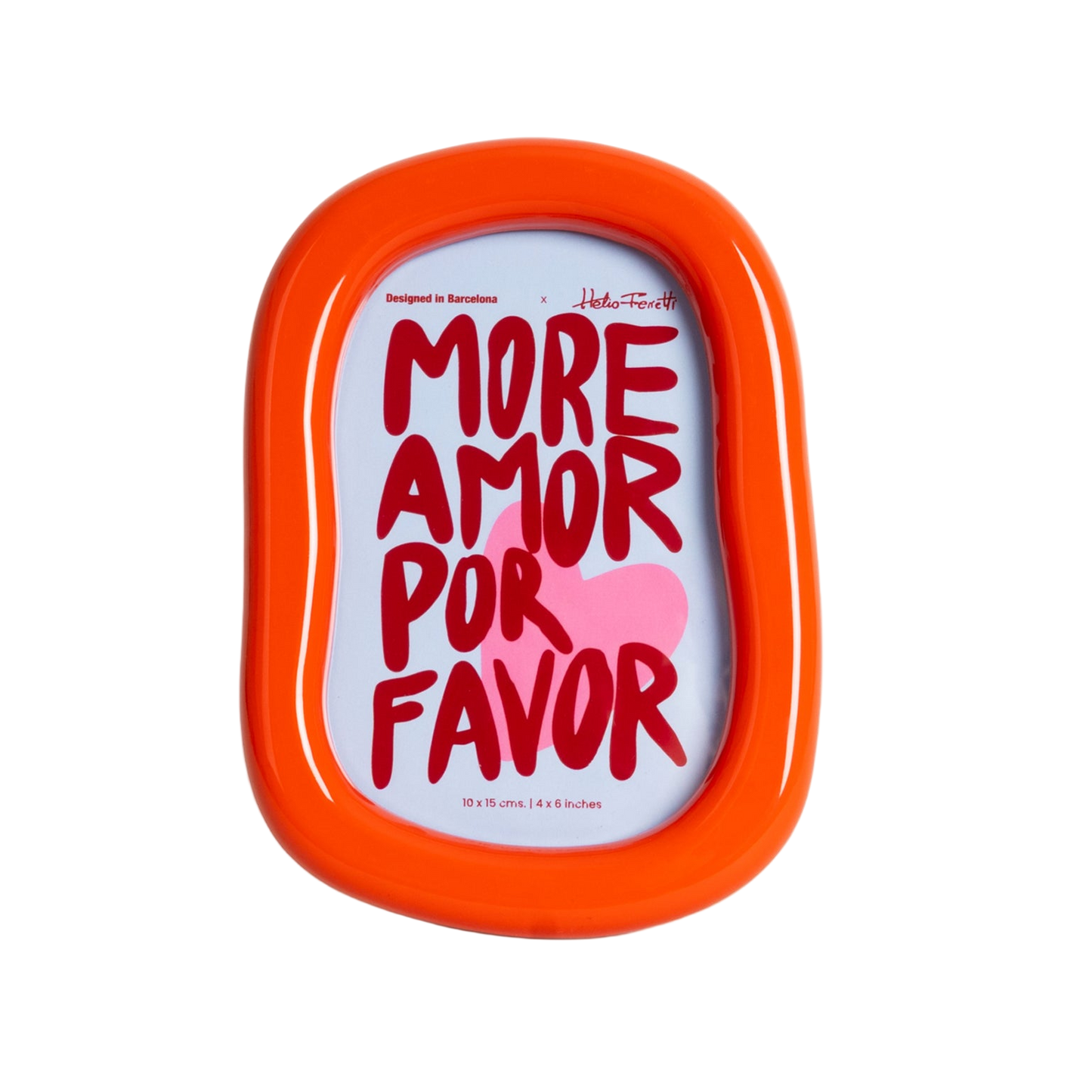 Marco de fotos Glossy Naranja