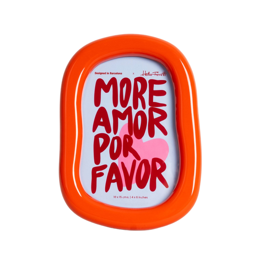 Marco de fotos Glossy Naranja