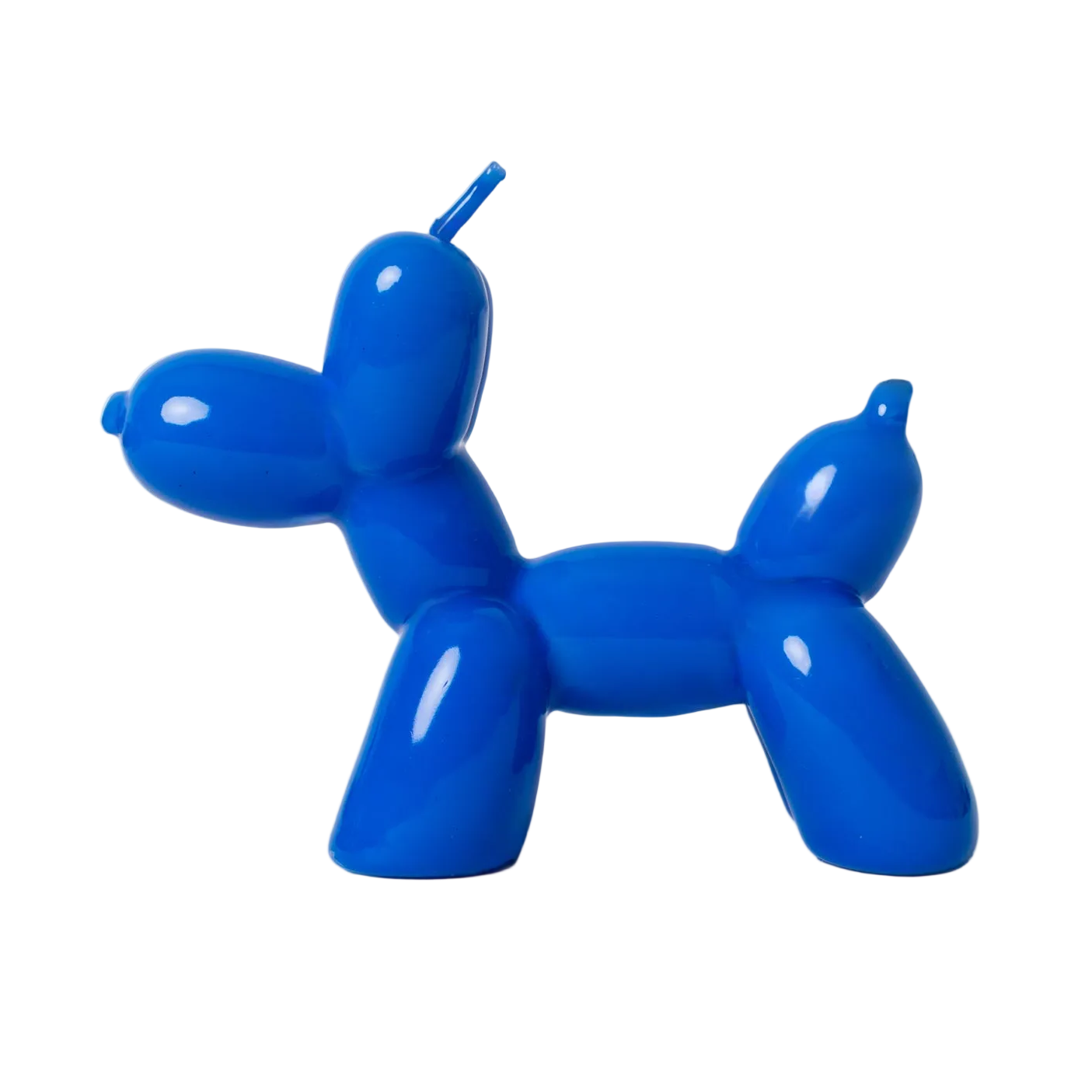 Vela Balloon Dog Azul Eléctrico