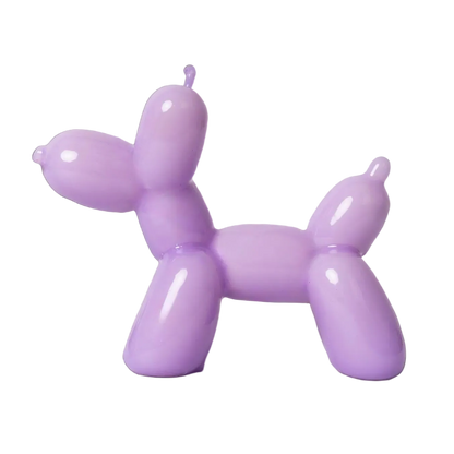 Vela Balloon Dog Violeta