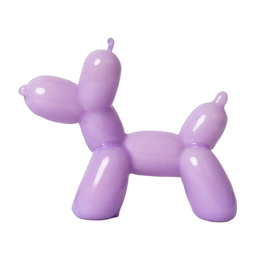 Vela Balloon Dog Violeta