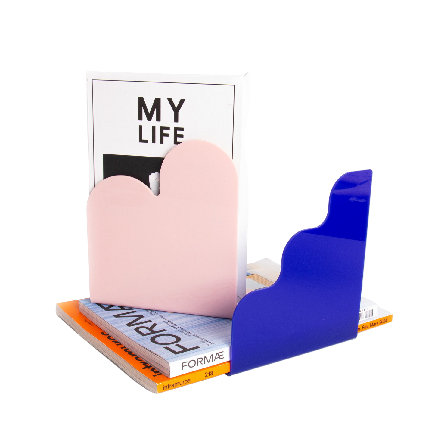 Pack de 2 sujetalibros abstractos