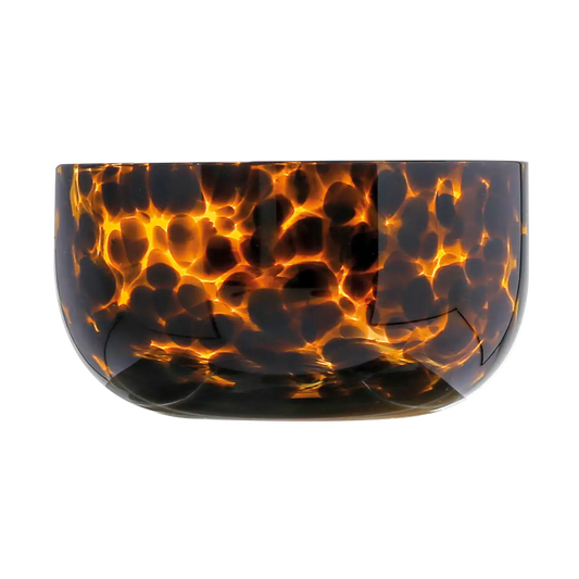 Cuenco moteado efecto leopardo