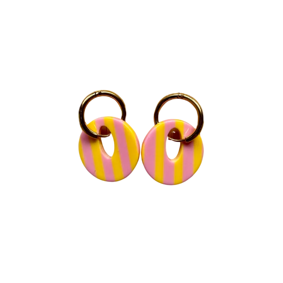 Pendientes Calypso (rosa y amarillo)