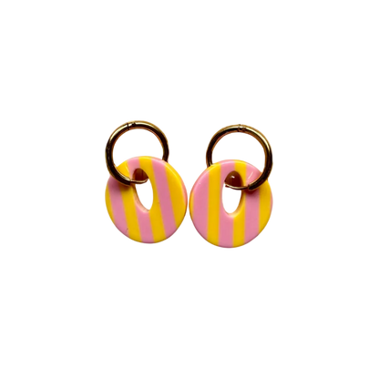 Pendientes Calypso (rosa y amarillo)