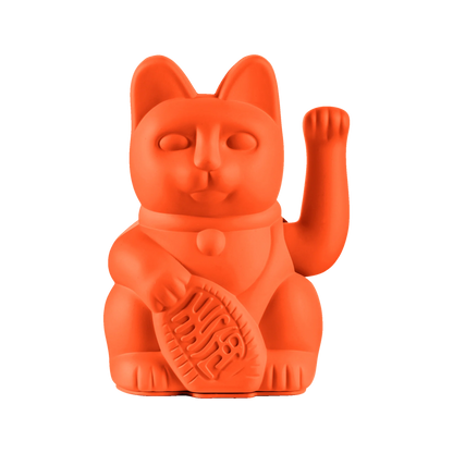 Lucky Cat Naranja Neón
