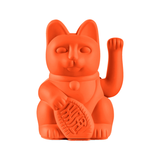 Lucky Cat Naranja Neón
