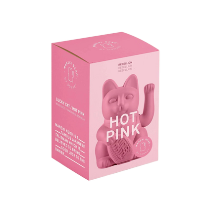 Lucky Cat Rosa Fuerte