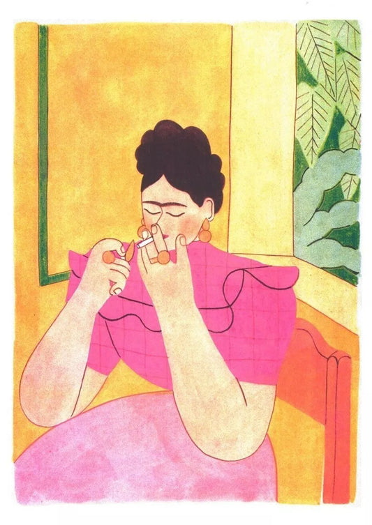 Lámina Morgane Fadanelli - Frida Kahlo