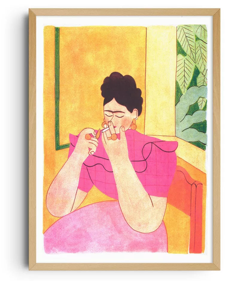 Lámina Morgane Fadanelli - Frida Kahlo