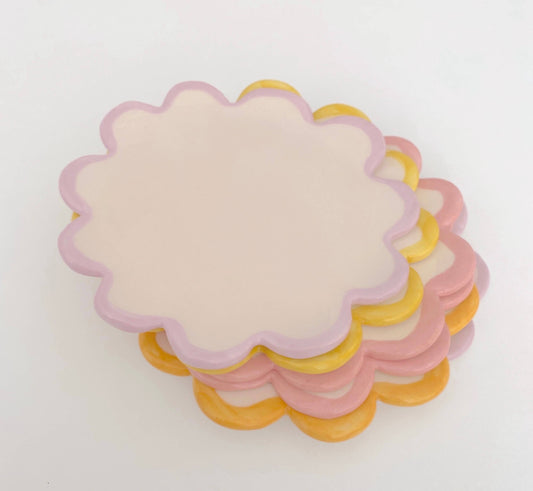 Plato Flor (3 colores)