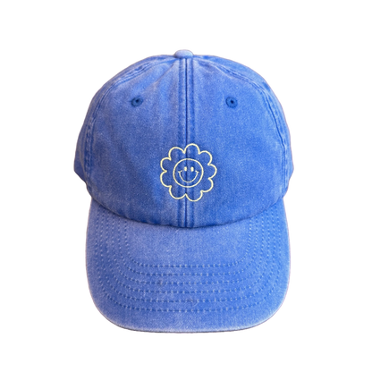 Gorra Flor Feliz - Azul