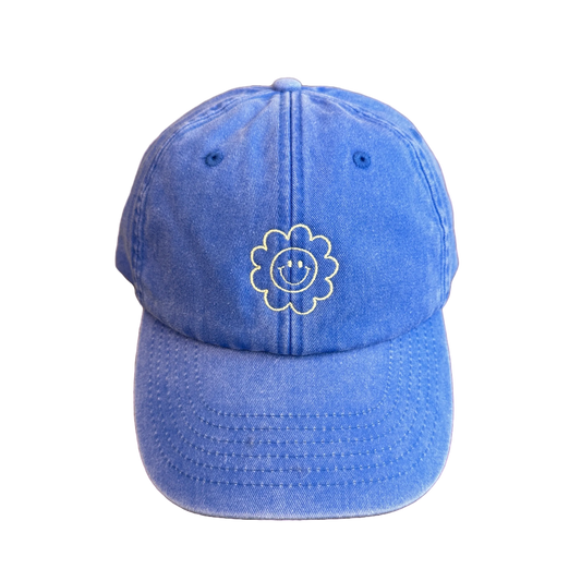 Gorra Flor Feliz - Azul