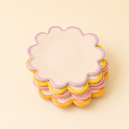Plato Flor (3 colores)