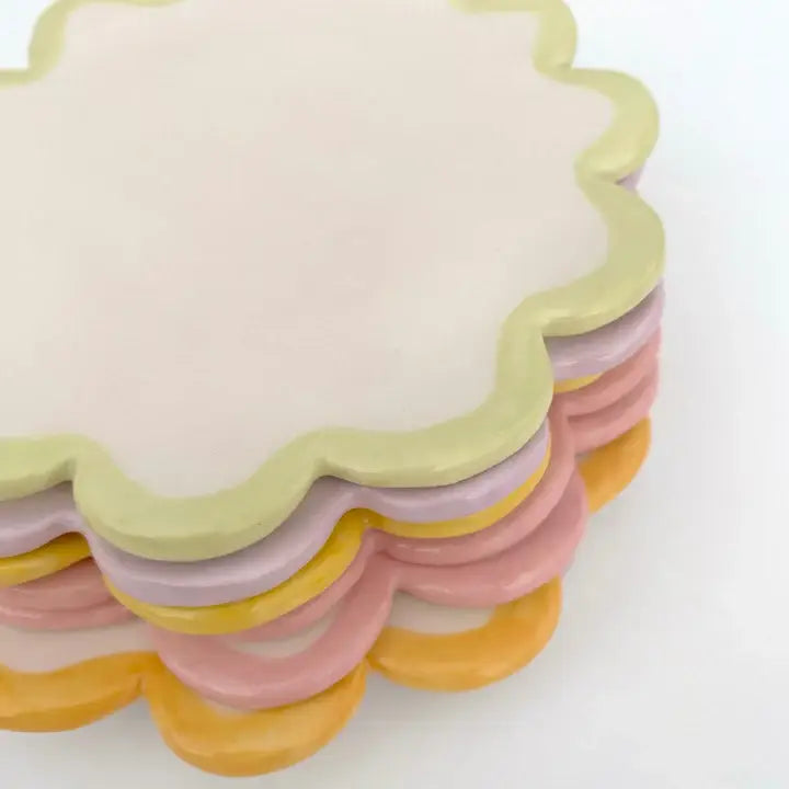 Plato Flor (3 colores)