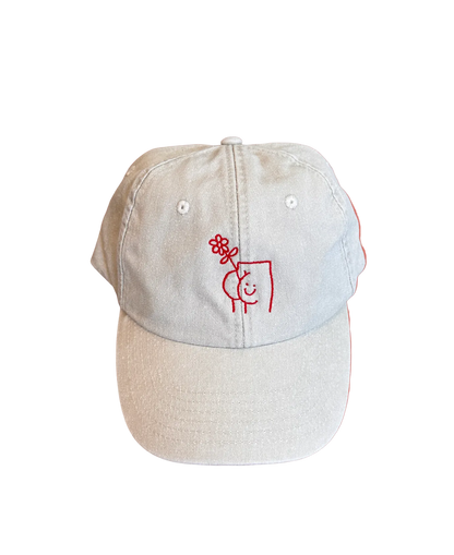 Gorra "Tener una flor en el culo" - Beige