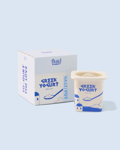 Jarrón/Macetero Greek Yogurt
