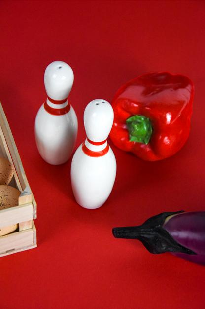 Salero y pimentero Bolos