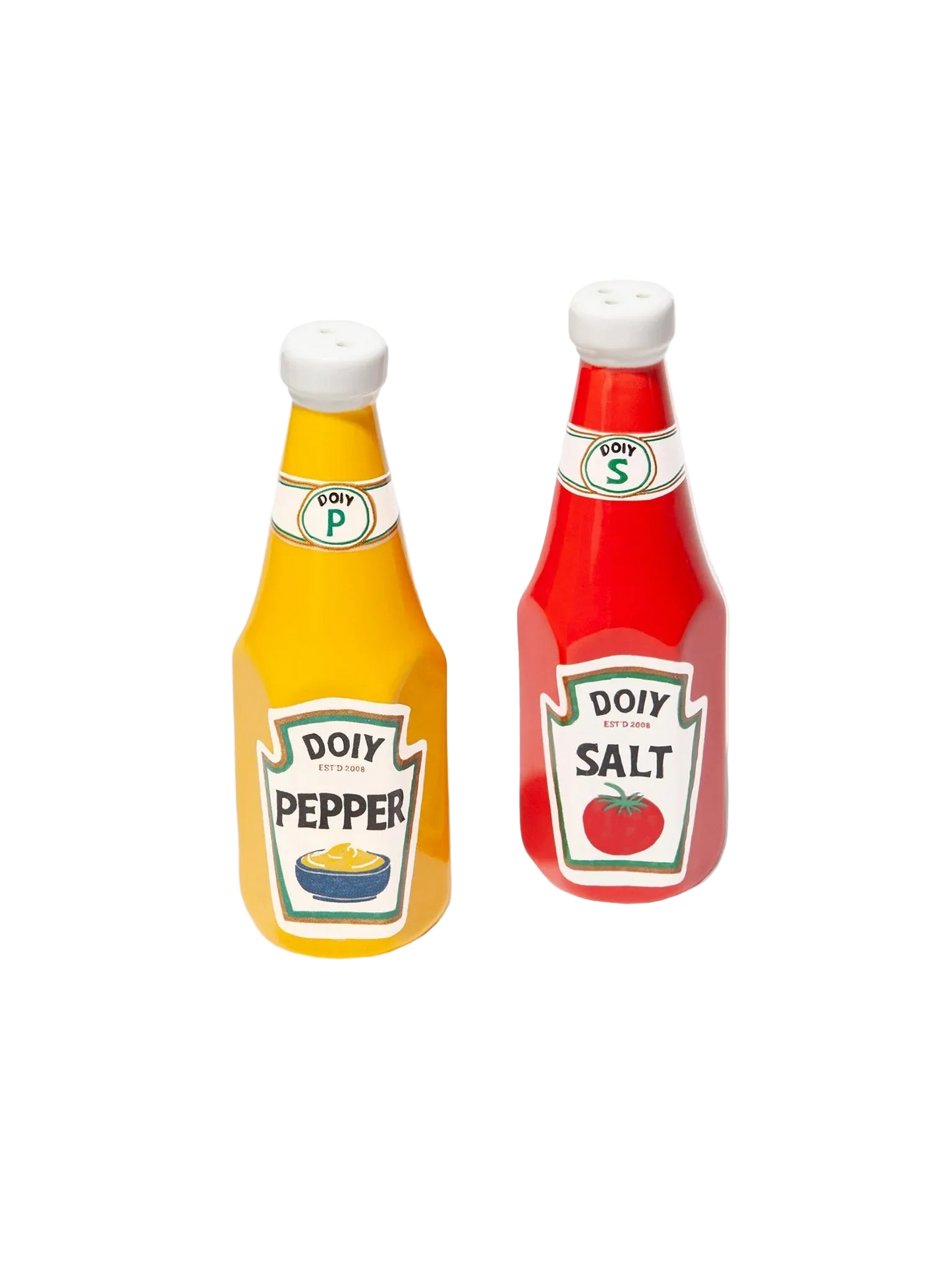 Salero y pimentero Ketchup & Mostaza