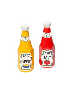 Salero y pimentero Ketchup & Mostaza