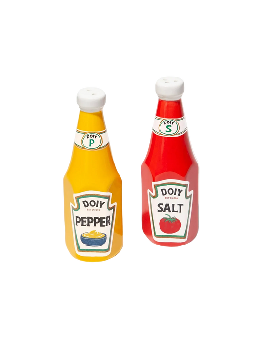 Salero y pimentero Ketchup & Mostaza