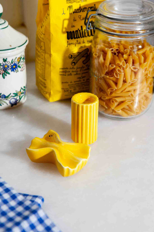 Salero y pimentero cerámicos Dolce Vita pasta