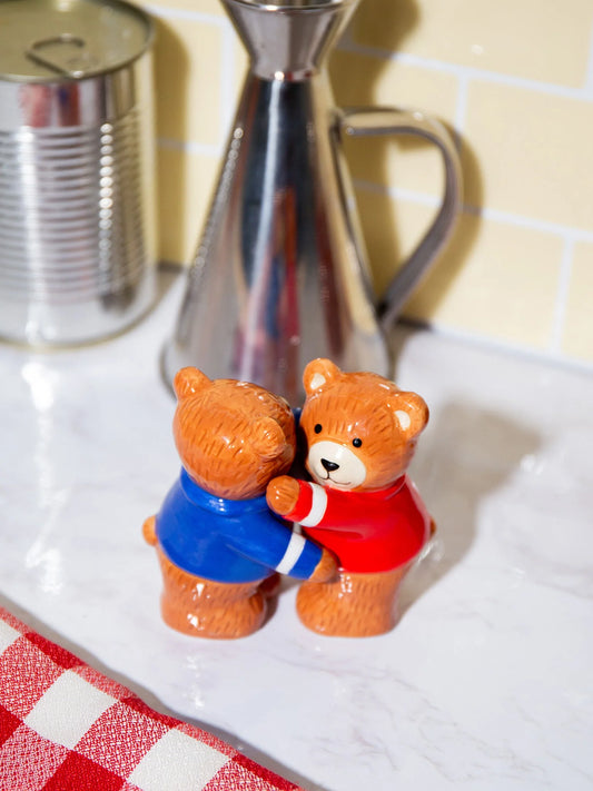 Salero y Pimentero de Cerámica Osos de Peluche