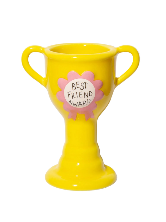 Jarrón Trofeo de cerámica Best Friend Award